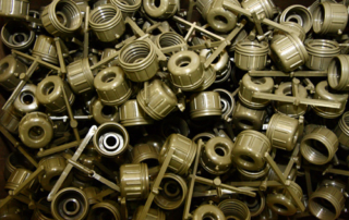 Photo of injection molded plastic parts manufactured at the Lighthouse