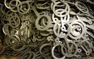 Photo of injection molded plastic parts manufactured at the Lighthouse