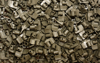 Photo of injection molded plastic parts manufactured at the Lighthouse