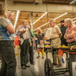 A guided tour of the Spokane facility for guests