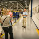 A guided tour of the Spokane facility for guests