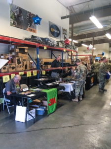 People browsing displays of a few vendors