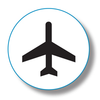 Icon of airplane