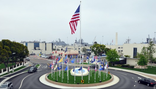 Exterior photo of Naval Base San Diego